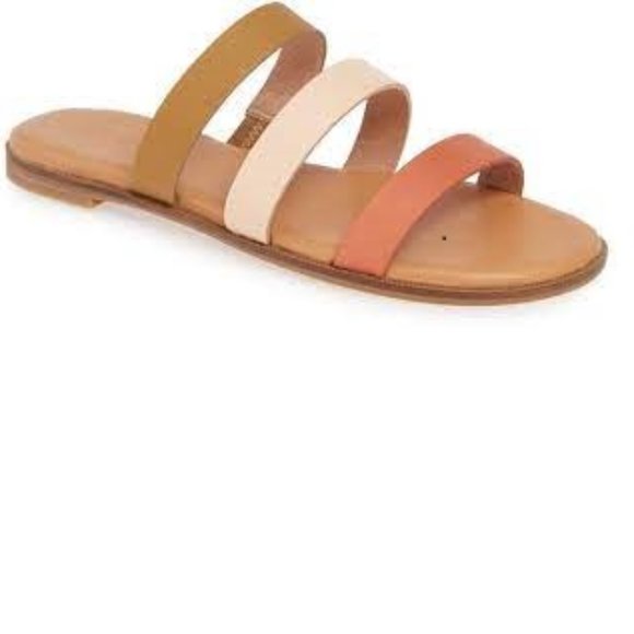 Madewell Shoes - Madewell Ilana Colorblock Slide Sandal